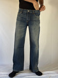 Vintage Fade Straight-Leg Jeans Blue Tint