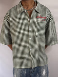 BOX FIT Alpine Check Resort Shirt-EXCLUSIVE