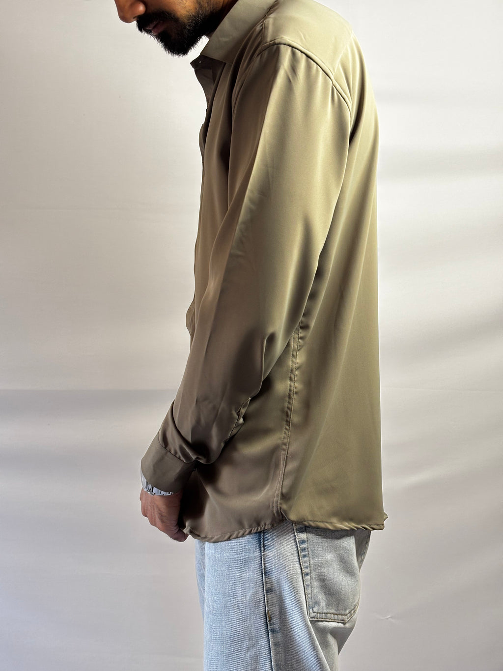 Refined Olive Shirt
