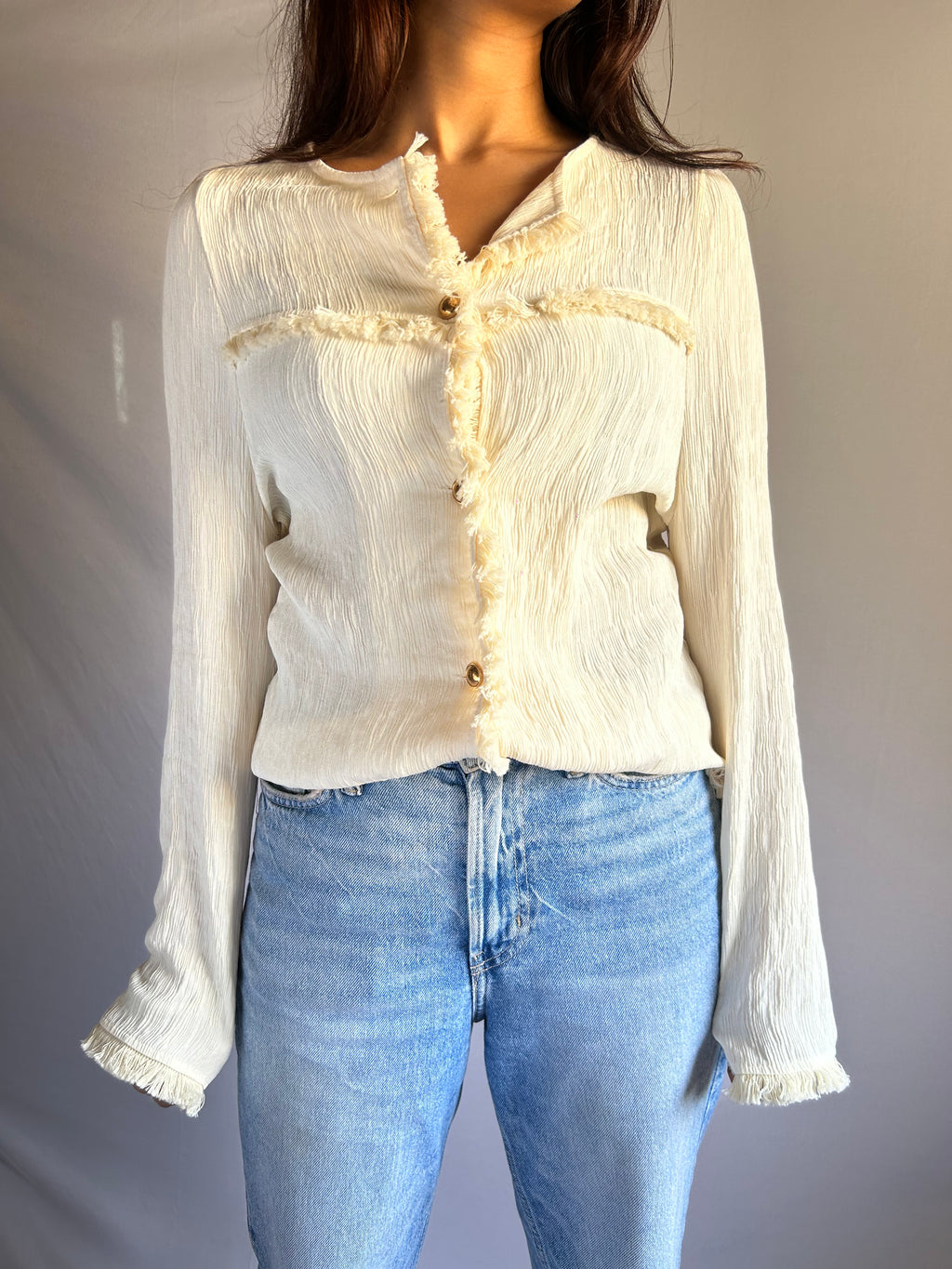 Thread GOLD button Shirt