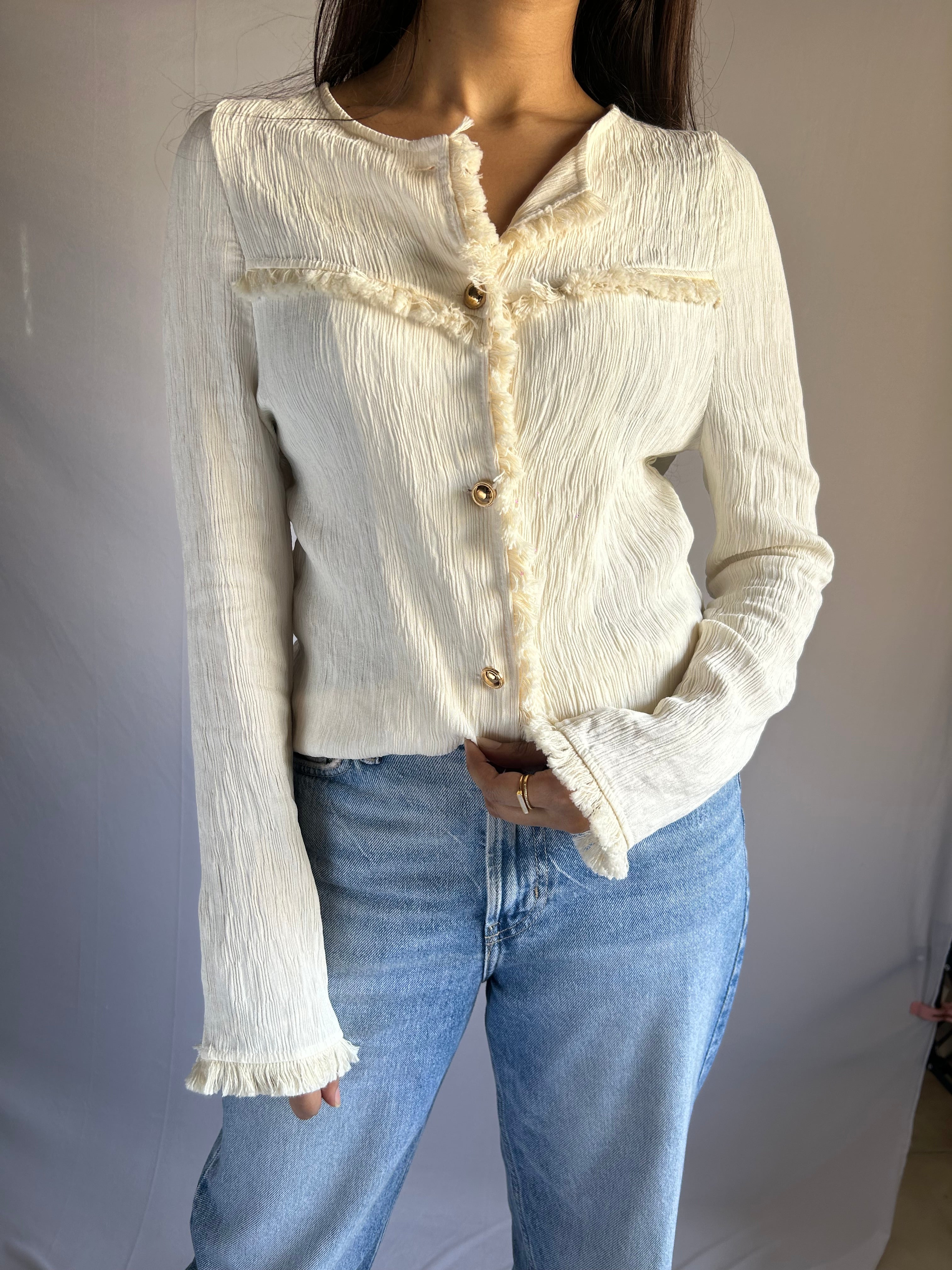 Thread GOLD button Shirt