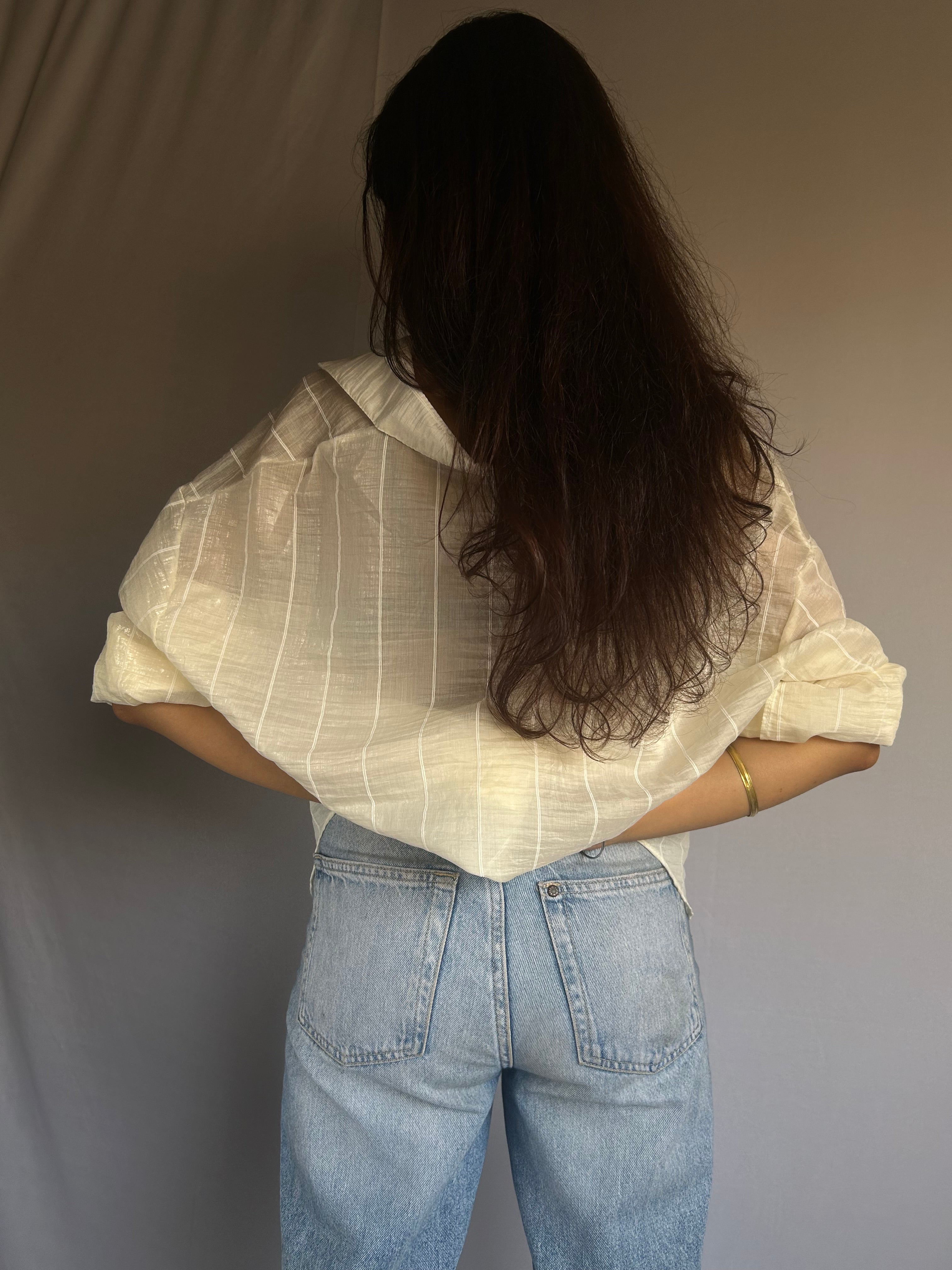 Pale Citrus Relaxed Shirt Summer