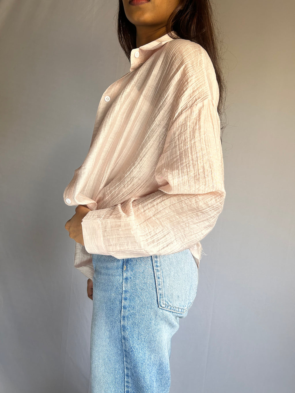 Lace Back Sheer