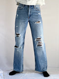Rebel Cut Distressed Jeans