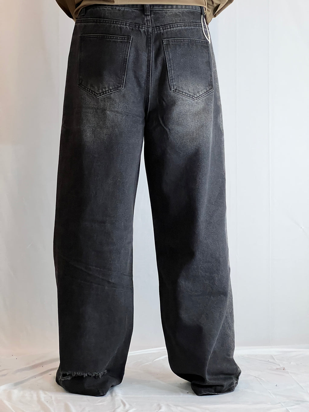 Shadow Luxe Distressed Denim-UNISEX